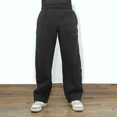 Pleated Baggy Trouser - Black
